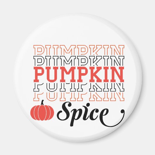 Pumpkin Spice Magneet (Voorkant)