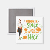 Pumpkin Spice Magneet (Voorkant / Achterkant)