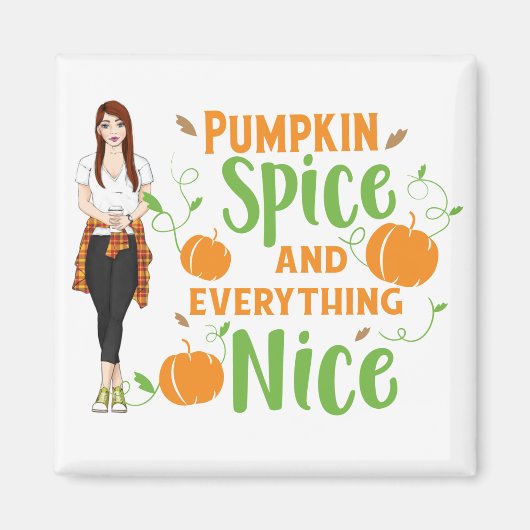 Pumpkin Spice Magneet (Voorkant)