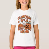 "Pumpkin Spice Mama – Cozy Herfst Season Graphic" T-shirt (Voorkant)