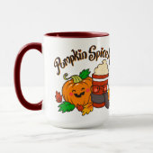 Pumpkin Spice me, mok koffie 15 oz rood (Links)