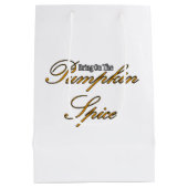 Pumpkin Spice Medium Cadeauzakje (Achterkant)