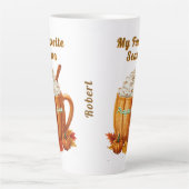 Pumpkin Spice, mijn favoriete seizoen Latte Mok (Voorkant)