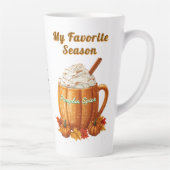 Pumpkin Spice, mijn favoriete seizoen Latte Mok (Rechts)