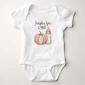 Pumpkin Spice & Milk Cute Little Pumpkin Romper (Voorkant)