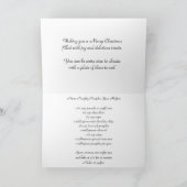 Pumpkin Spice Muffin Recipe Christmas Card Feestdagen Kaart (Binnen)