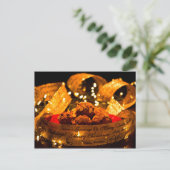 Pumpkin Spice Muffin Recipe Kerstmis Briefkaart (Staand voorkant)