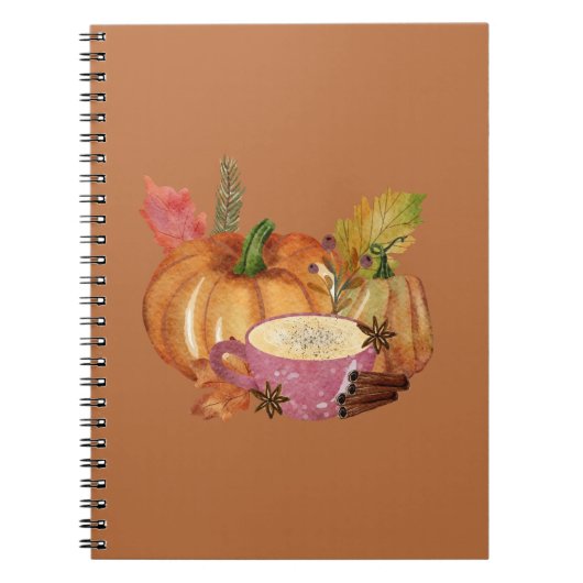 Pumpkin Spice Notitieboek (Voorkant)