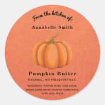 Pumpkin Spice Oranje Herfst Aangepaste gepersonali