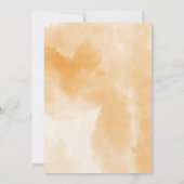 Pumpkin Spice Poem Autumn Flowers Baby shower Kaart (Achterkant)