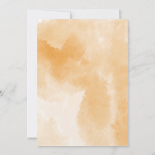 Pumpkin Spice Poem Autumn Flowers Baby shower Kaart (Achterkant)