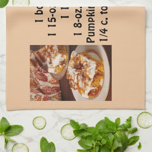 Pumpkin Spice Poke Theedoek (Gevouwen)