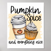 Pumpkin Spice Poster (Voorkant)