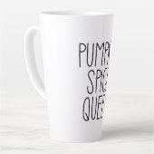 Pumpkin Spice Queen Design Latte Mok (Linkerhoek)