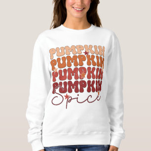 Pumpkin Spice Retro Herfst Herfst Trui