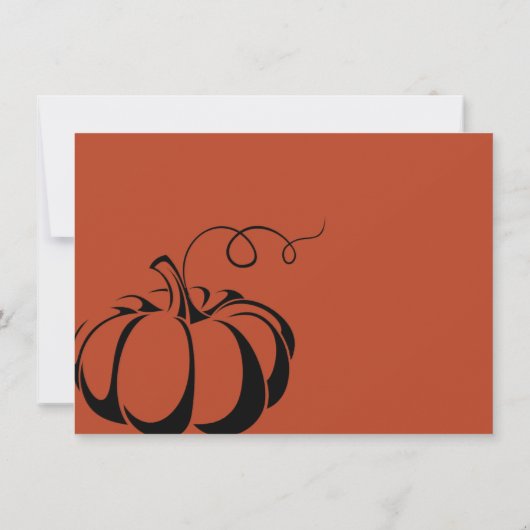 Pumpkin Spice Save The Date (Achterkant)
