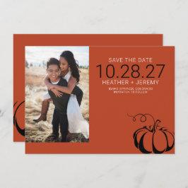 Pumpkin Spice Save The Date