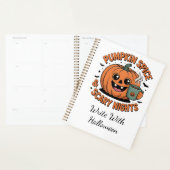 Pumpkin Spice & Scary Nights Schattige Halloween N Planner (Display)