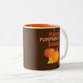 Pumpkin Spice Season 11 oz Two-Tone Mok (Voorkant rechts)