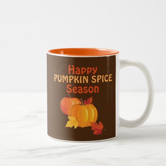 Pumpkin Spice Season 11 oz Two-Tone Mok (Rechts)