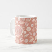 Pumpkin Spice Season Autumn Leaves Mums Herfst Koffiemok (Voorkant links)