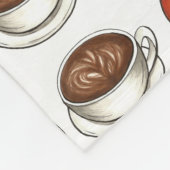 Pumpkin Spice Season Coffee Latte Autumn Herfst Fleece Deken (Hoek)