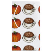 Pumpkin Spice Season Coffee Latte Autumn Herfst Klein Cadeauzakje (Achterkant)