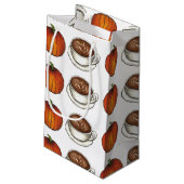 Pumpkin Spice Season Coffee Latte Autumn Herfst Klein Cadeauzakje (Achterkant Gekanteld)