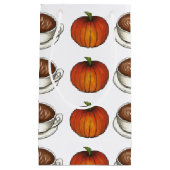 Pumpkin Spice Season Coffee Latte Autumn Herfst Klein Cadeauzakje (Voorkant)