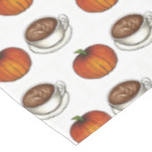 Pumpkin Spice Season Coffee Latte Herfst herfst Tafelkleed (Gekanteld)