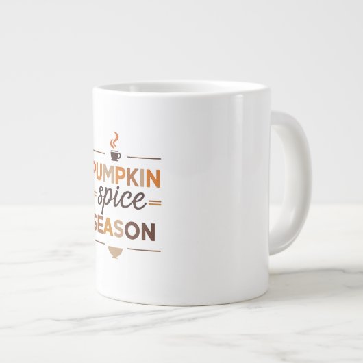 Pumpkin Spice Season Coffee Mok (Voorkant rechts)