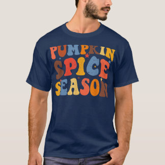 Pumpkin Spice Season Funny Autumn Herfst Season Ha T-shirt