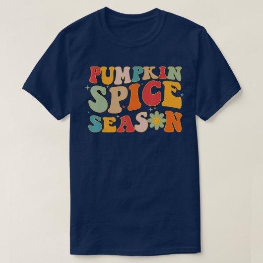 Pumpkin Spice Season Funny Autumn Herfst Season Ha T-shirt (Design voorkant)