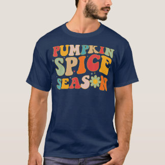 Pumpkin Spice Season Funny Autumn Herfst Season Ha T-shirt