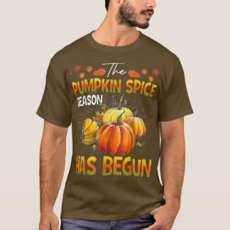 Pumpkin Spice Season is begonnen met de Cute Herfs T-shirt
