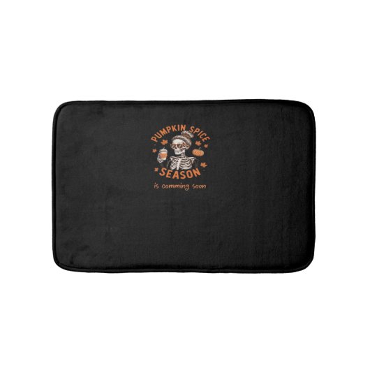Pumpkin Spice Season komt binnenkort naar Hallowee Badmat (Voorkant)