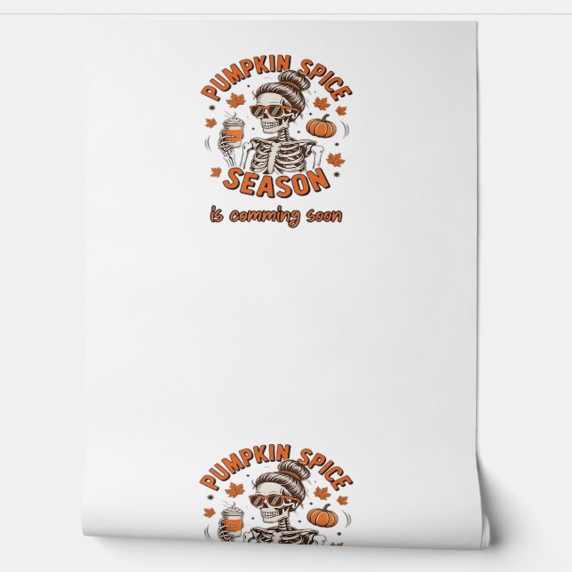 Pumpkin Spice Season komt binnenkort naar Hallowee Behang (Afrollen)
