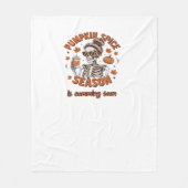 Pumpkin Spice Season komt binnenkort naar Hallowee Fleece Deken (Voorkant)