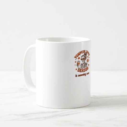 Pumpkin Spice Season komt binnenkort naar Hallowee Koffiemok (Voorkant links)