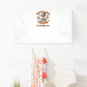 Pumpkin Spice Season komt binnenkort naar Hallowee Spandoek (Insitu)