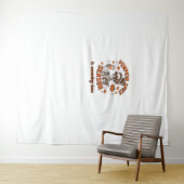 Pumpkin Spice Season komt binnenkort naar Hallowee Wandkleed (In Situ (horizontaal))