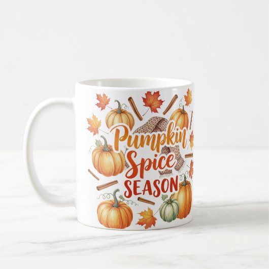 Pumpkin Spice Season Mok (Links)