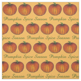 Pumpkin Spice Season Oranje Herfst herfst Holiday Stof