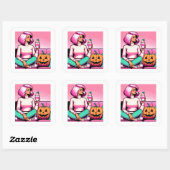 Pumpkin Spice Season Pop Art Stickers (Vel)
