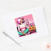 Pumpkin Spice Season Pop Art Stickers (Envelop)
