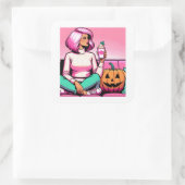 Pumpkin Spice Season Pop Art Stickers (Tas)