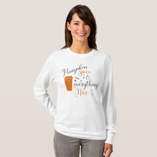 Pumpkin Spice Season T-shirt (Voorkant volledig)