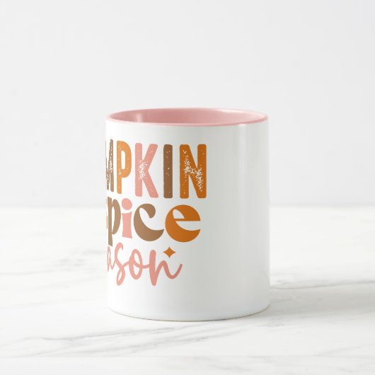 Pumpkin Spice Season Two-Tone Coffee Mok (Midden)