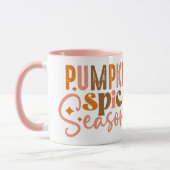 Pumpkin Spice Season Two-Tone Coffee Mok (Links)