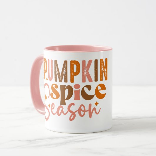 Pumpkin Spice Season Two-Tone Coffee Mok (Voorkant links)